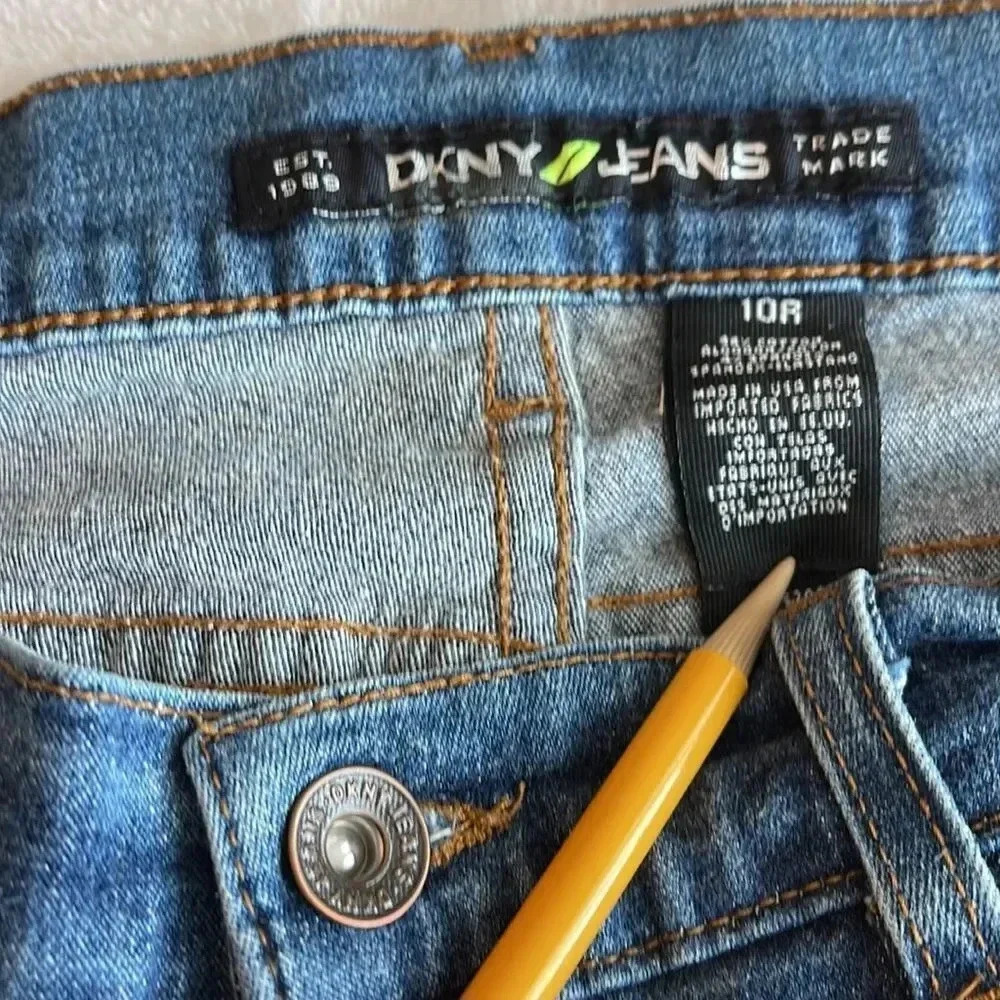 DKNY Jeans, Women’s, Size 10R, Blue, Boho Jeans. - Picture 6 of 14